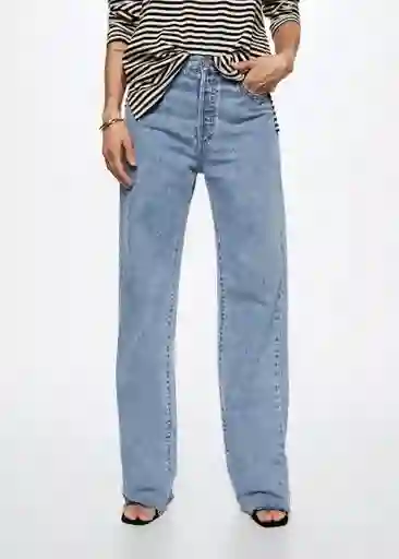 Jeans Nora Tejano Medio Talla 46 Mujer Mango