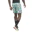 Ts Speed Aop Short Talla L Pantalones Y Lycras Azul Para Hombre Marca Reebok Ref: Hi0527