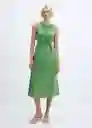 Vestido Irena-H Verde Talla XS Mujer Mango