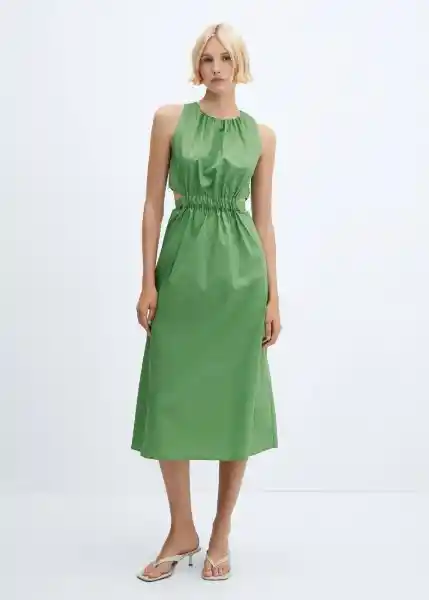 Vestido Irena-H Verde Talla XS Mujer Mango