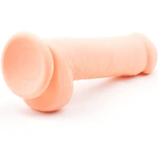 Vibrador realista con rotacion y base de succion piel