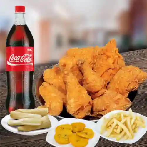 Combo Pollo y Medio Broaster O Frito