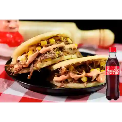 Combo Arepita Arriera +Cocacola Orig 400ml