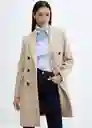 Abrigo Dali Piedra Talla L Mujer Mango
