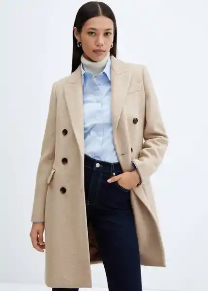 Abrigo Dali Piedra Talla L Mujer Mango