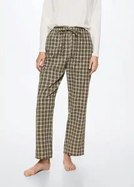 Pijama Combo Verde Talla L Mujer Mango