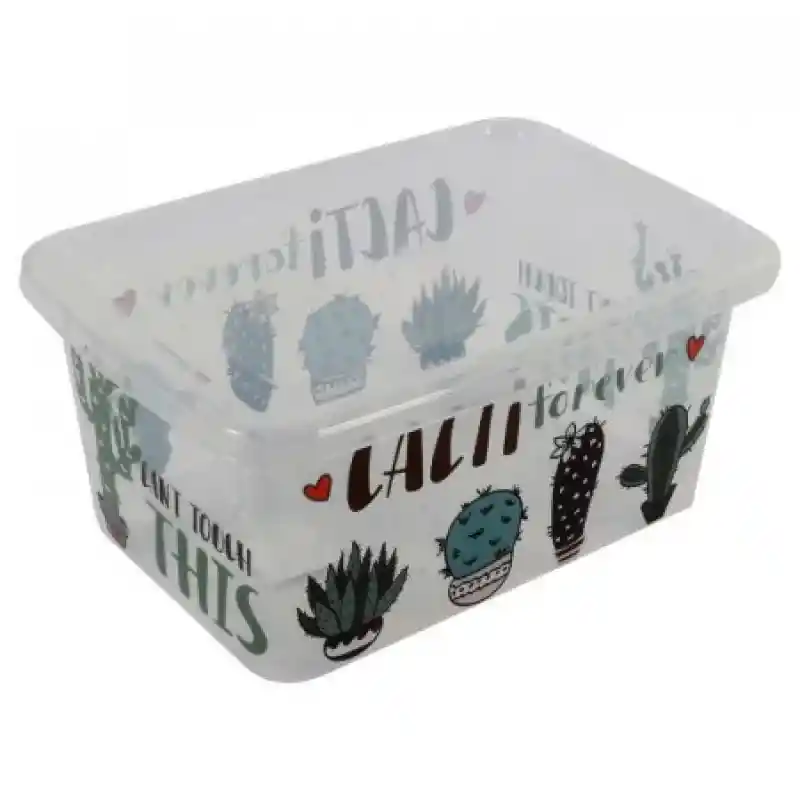 Great Plastic Caja Organizadora 4354 Cactus 8 L