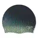 Gorro Silicona Adulto Slogan Printed Verde-única