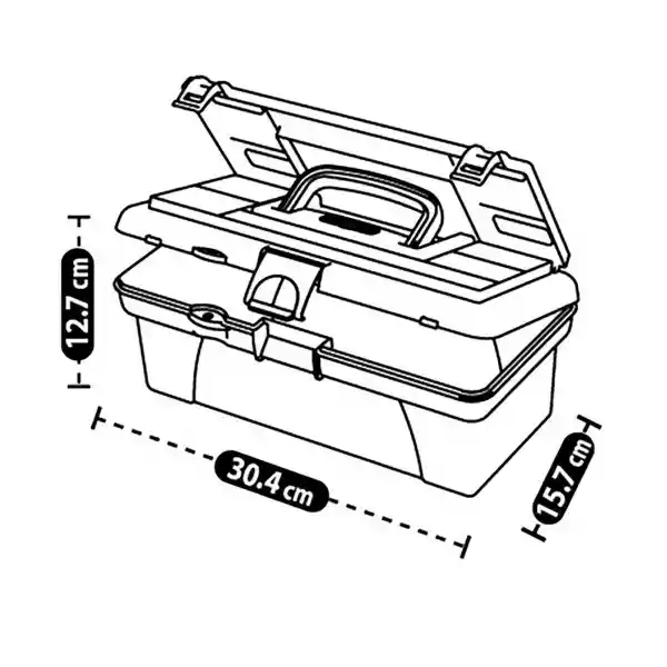 Caja Botiquín Tono Natural Rojo 12 Rimax