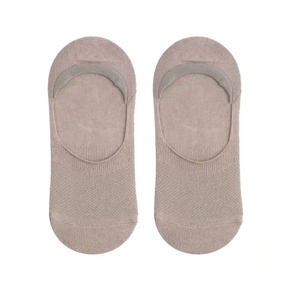 Medias Tipo Baletas Hechas On Poliamida Femenino Zene Punto Blanco Talla 9-11