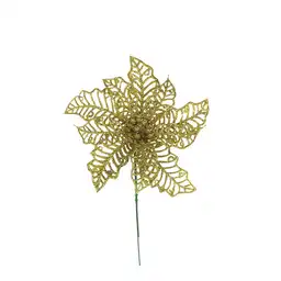 Poinsettia Basica Dorada Xs Krea