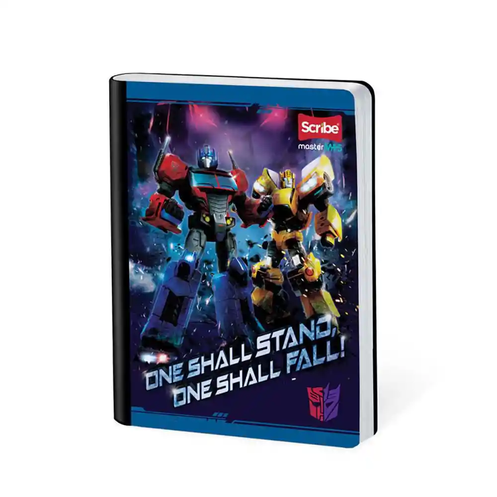 Cuaderno Transformer Master Mas Cuadriculado 100 Hojas Cosido Scribe