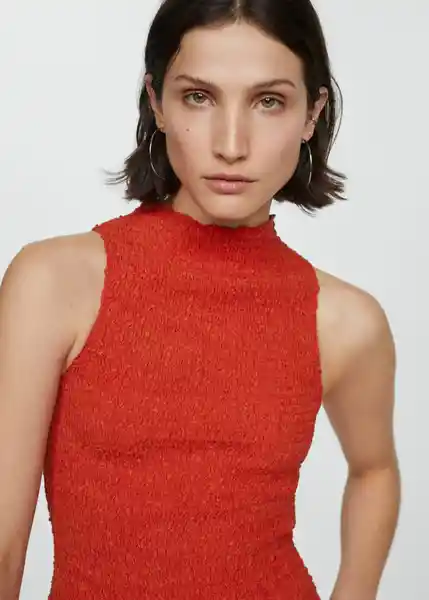 Top Acai Coral Talla S Mujer Mango