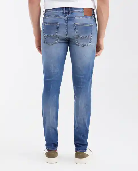 Jean Súper Slim Fit- Rider Azul Francés Medio T 32/32 Chevignon