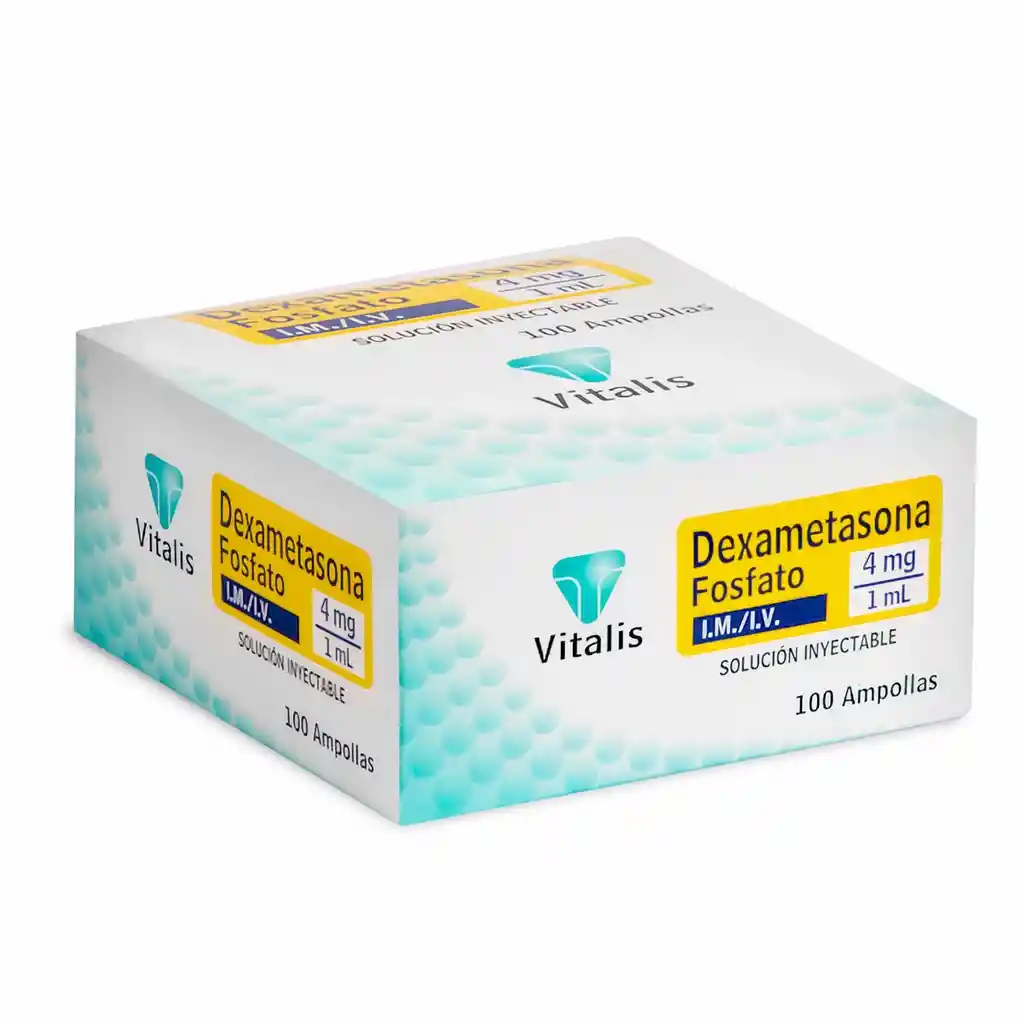 Vitalis Dexametasona Fosfato Solución Inyectable (4 mg)