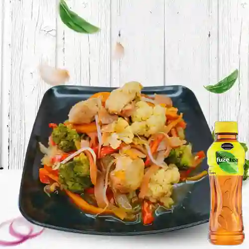 Combo Chop Suey + Fuze Tea Limón 400ML