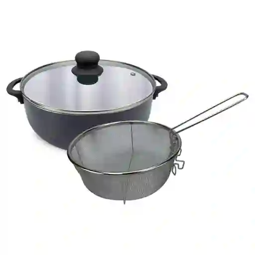 Caldero Melvic Aluminio Caldero 3 Gris