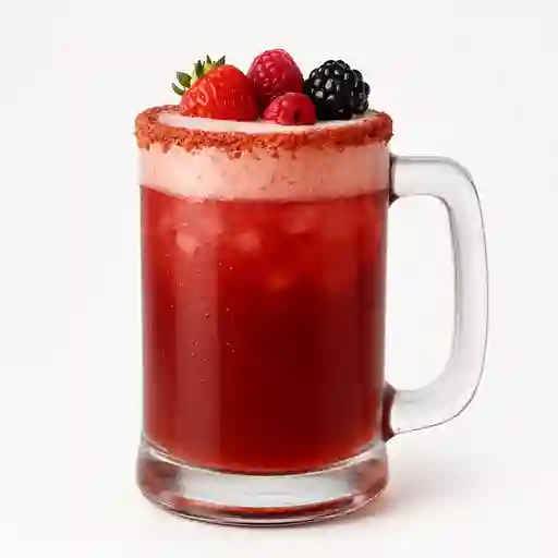 Frutos rojos (michelada en cerveza)