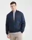 Chaqueta Bomber Azul Medianoche Ultra Oscuro Talla L Chevignon