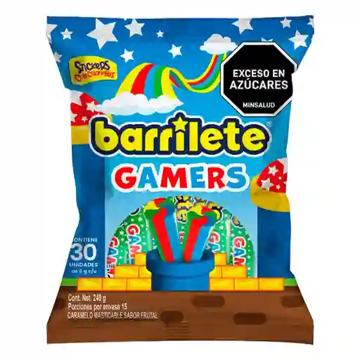 Caramelo Barrilete Masticable Frutal (240 Gr)