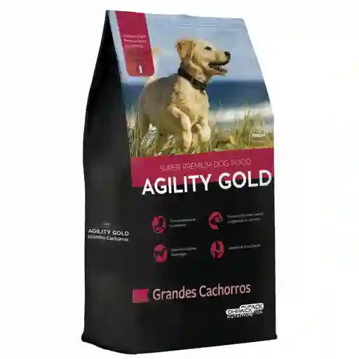 Agility Gold Alimento Para Perro Grandes Cachorros 3 Kg