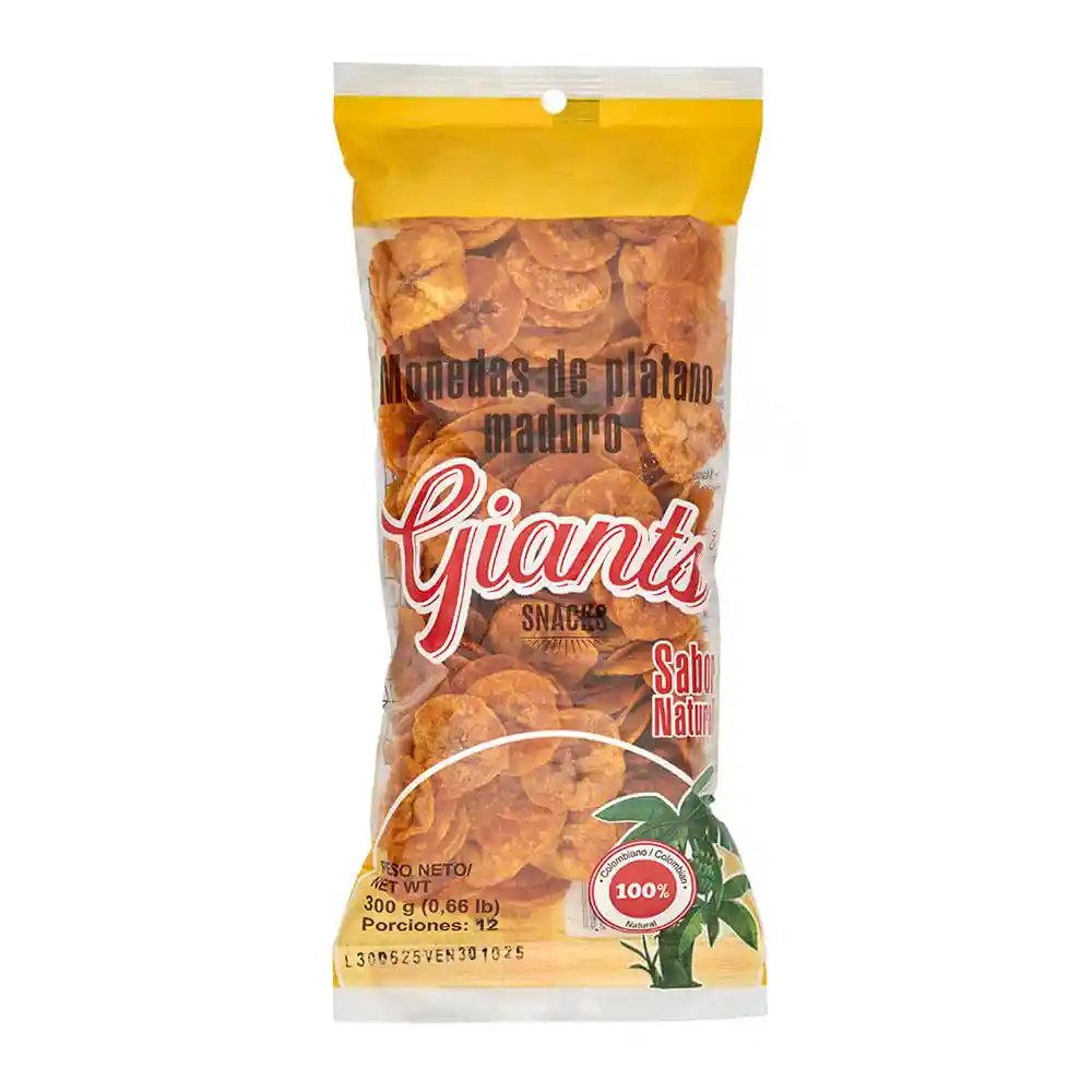 Monedas Saladas de Plátano Giants