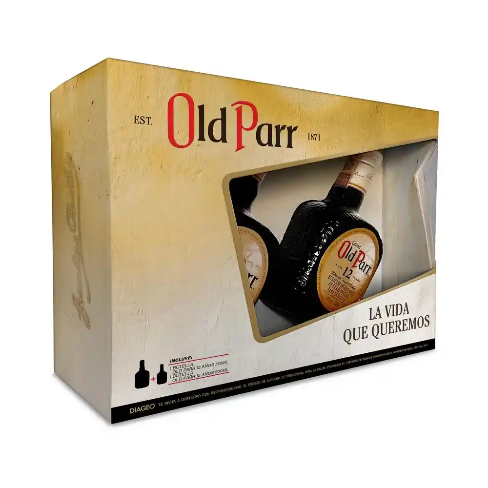 Old Parr Whisky 12 Años Pack