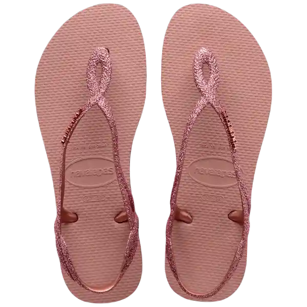 Sandalias Luna Sparkle Rosa Crocus Talla 40 4148065 Havaianas