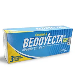 Bedoyecta TRI Hidroxocobalamina (0.01 mg) + Piridoxina (50 mg) + Tiamina (100 mg)