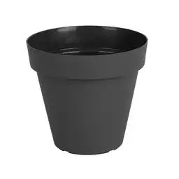Maceta Plástica Capri Antracita Outzen