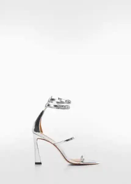 Zapatos Cala Plata Talla 39 Mujer Mango