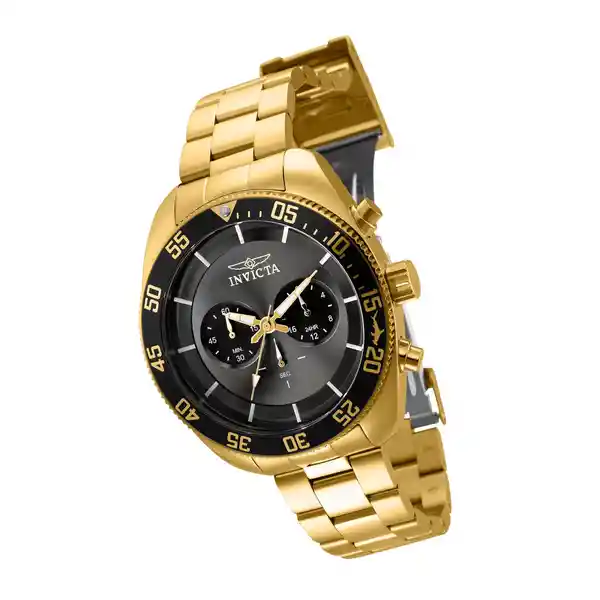 Invicta Reloj Hombre Oro y Negro 30060