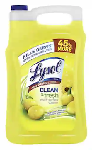 Lysol Limpiador Líquido Multisuperficies Clean & Fresh 