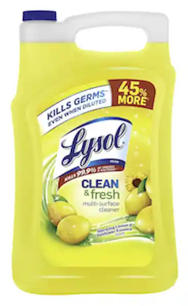 Lysol Limpiador Líquido Multisuperficies Clean & Fresh 