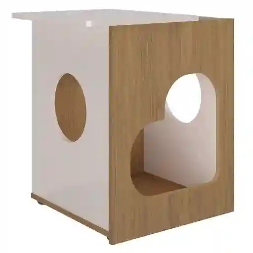 Mesa Apoyo Pet Roble/off White Bertolini