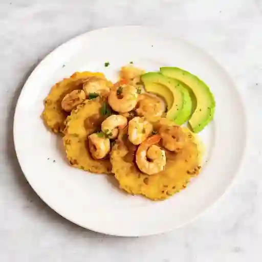 Patacón con Camarón