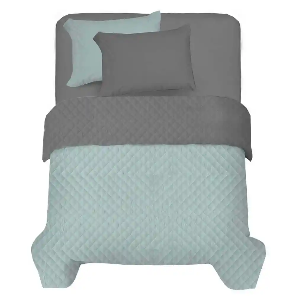 Combo Quilt+semijuego S Micro Sencillo-surtido