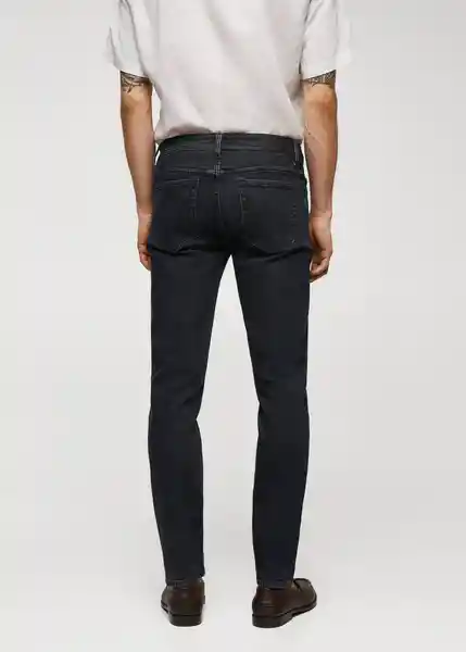 Pantalón Jean Jan-I Tejano Gris Oscuro Talla 48 Hombre Mango