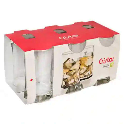 Cristar Display 6 Vasos Alto Vivaldi