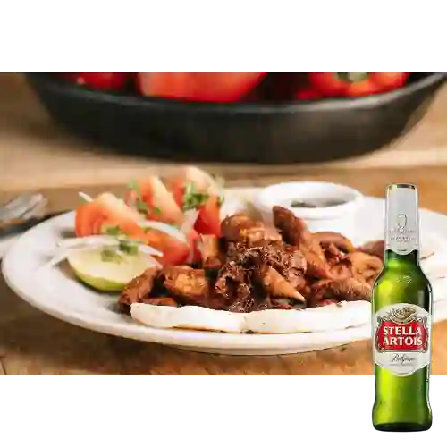 Combo Chinchulines + Stella Artois 335 ml
