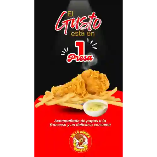 1 Presa de Pollo Broaster
