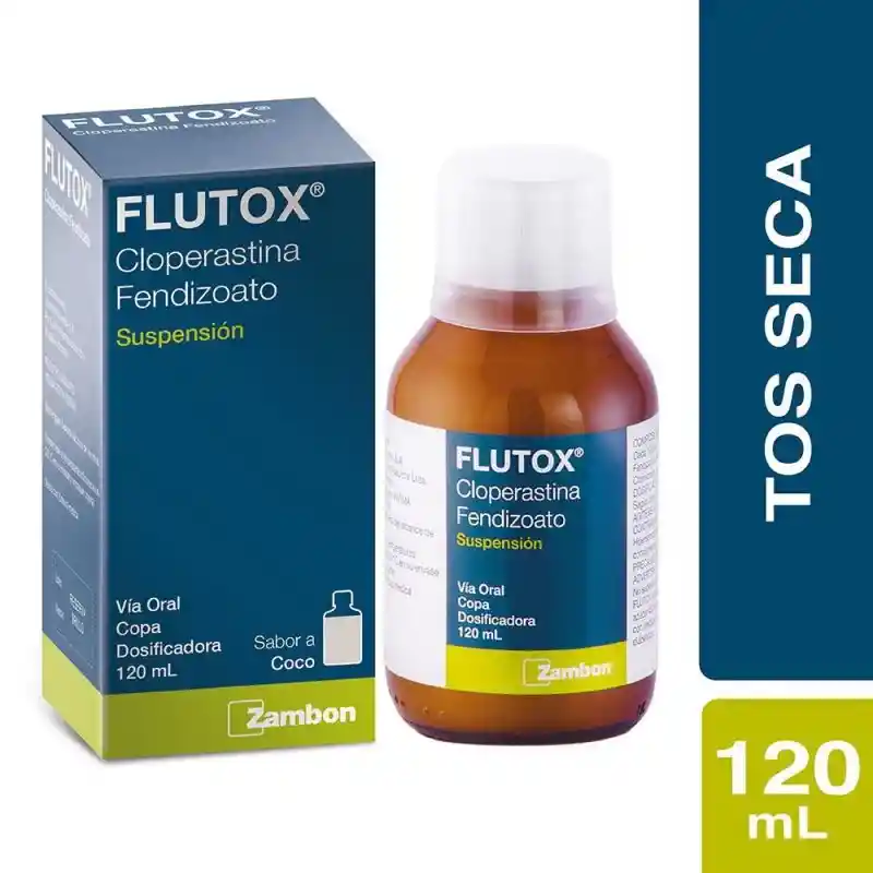 Flutox Suspensión Oral Con Sabor a Coco (3.54 mg)