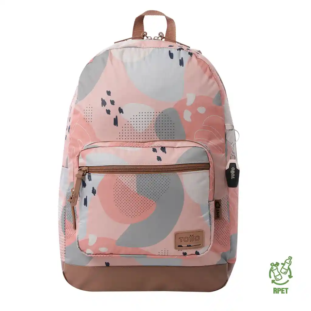 Morral Universitario Porta Pc 14" Tocax Rosado Mujer
