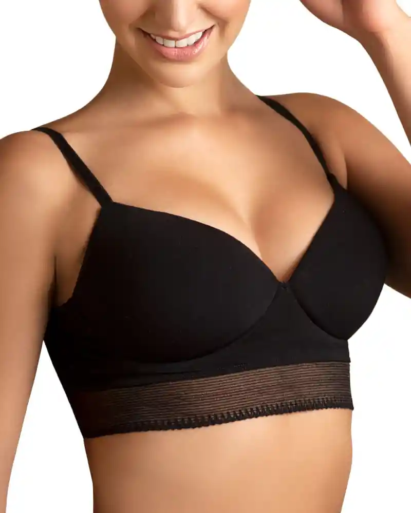 Brasier Leticia Para Mujer Negro 1s8351