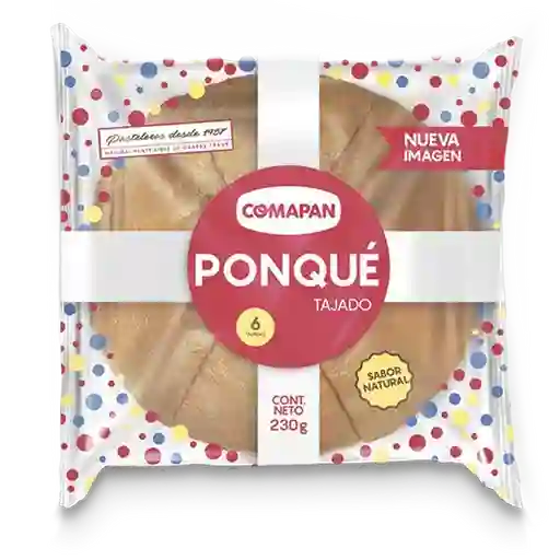 Comapan Ponque Blanco Tajado