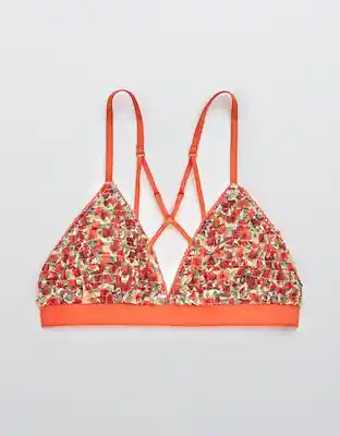 American Eagle Bralette Ruffle Azul Odisea X-L 3168