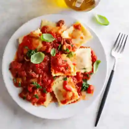 Ravioli Ricotta y Kale