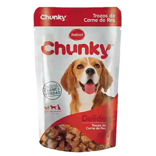 Delidog Trozo de Carne de Res Chunky Para Perro