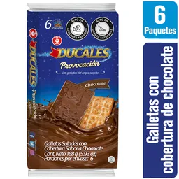 Ducales Galletas Provocación Cubiertas de Chocolate