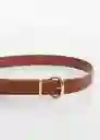 Cinturón Mestuds Marrón Talla L Mujer Mango